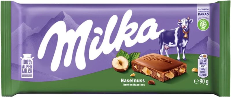 Milka Chocolade met Hazelnoten - 90 g