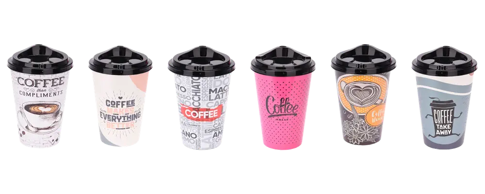 Kaffekop to-go 500 ml - assorterede design