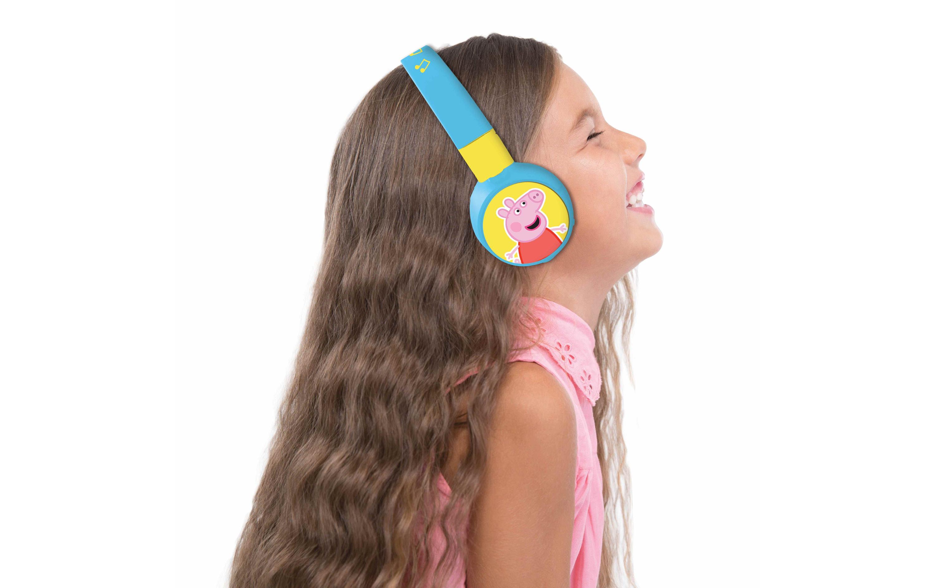 Kinderkopfhörer Peppa Wutz 2-in-1-BluetoothKabelloser Kopfhörer für Kinder