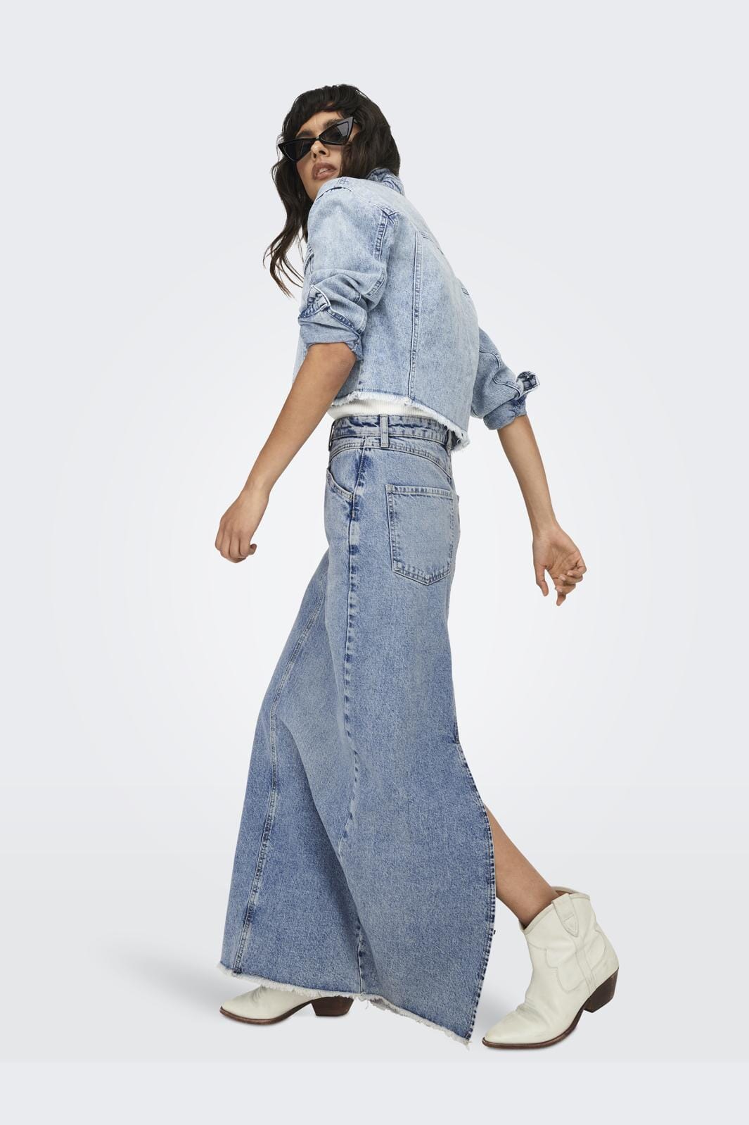 Only Onlada Cut Long Skirt