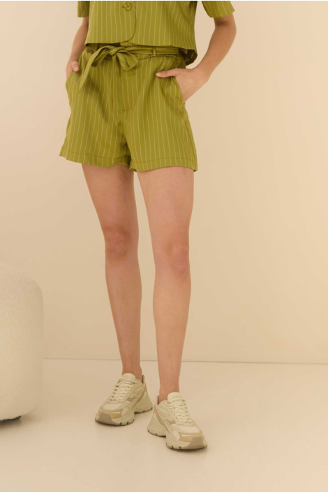 Lofty Manner groene dames korte broek