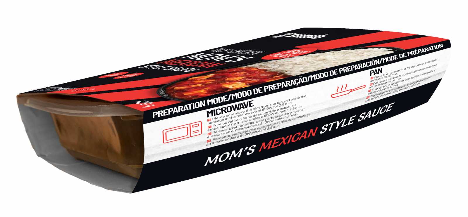 Refeição pronta Zumub Frango ao estilo mexicano 420g