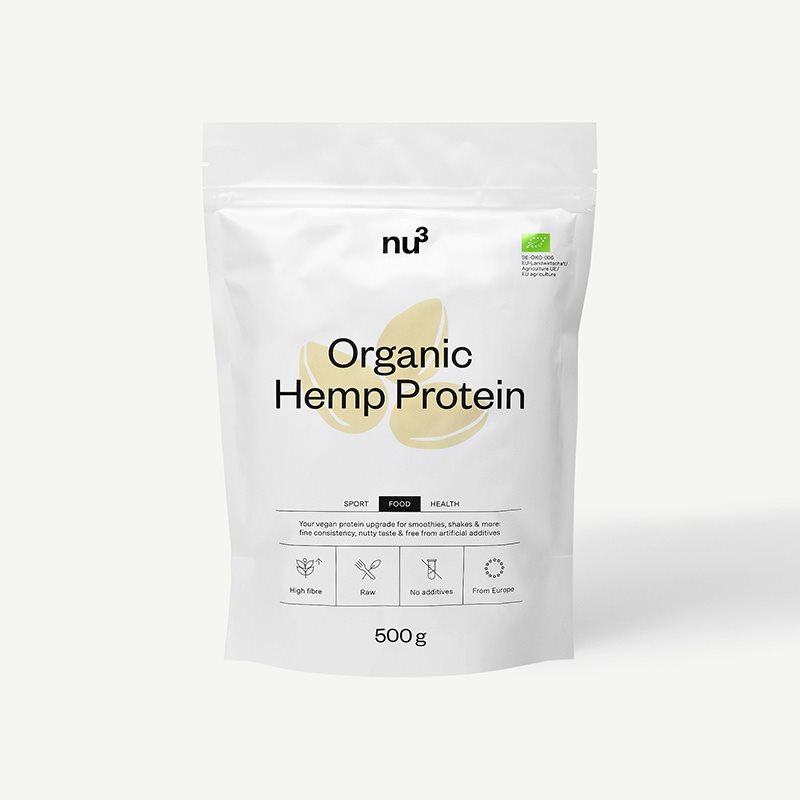 Nu3 Hemp Seed Protein<br>500 g, Dose, organic