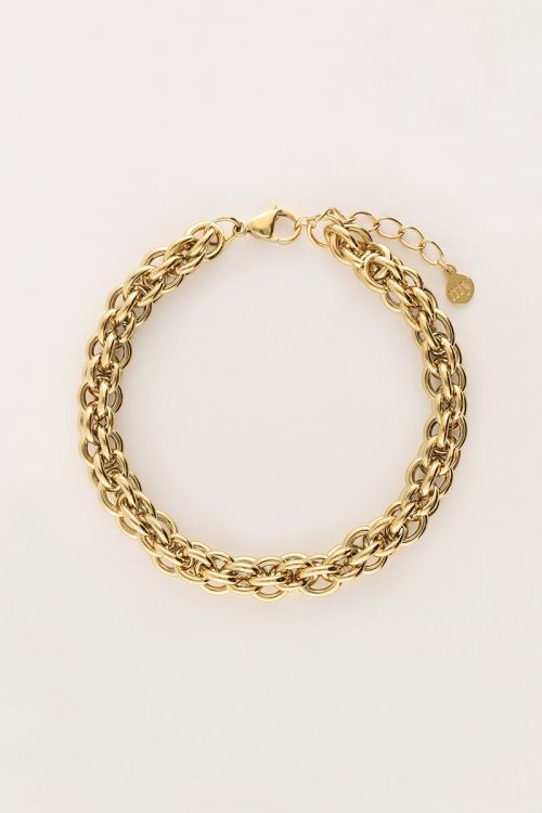 Iconic armband met ronde schakels