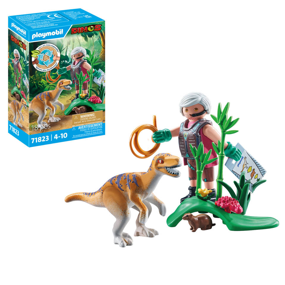 PLAYMOBIL Dinos velociraptor 71823