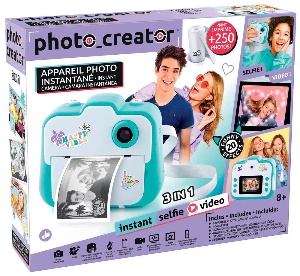 PHOTO CREATOR - APPAREIL PHOTO INSTANTANE 3 EN 1