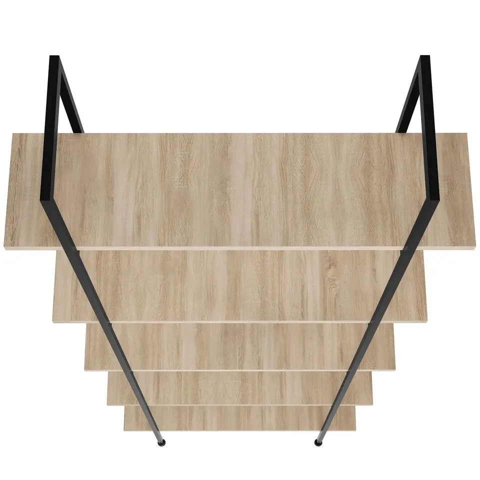 tectake Wandkast Glasgow 106 x 34,5 x 179,5cm