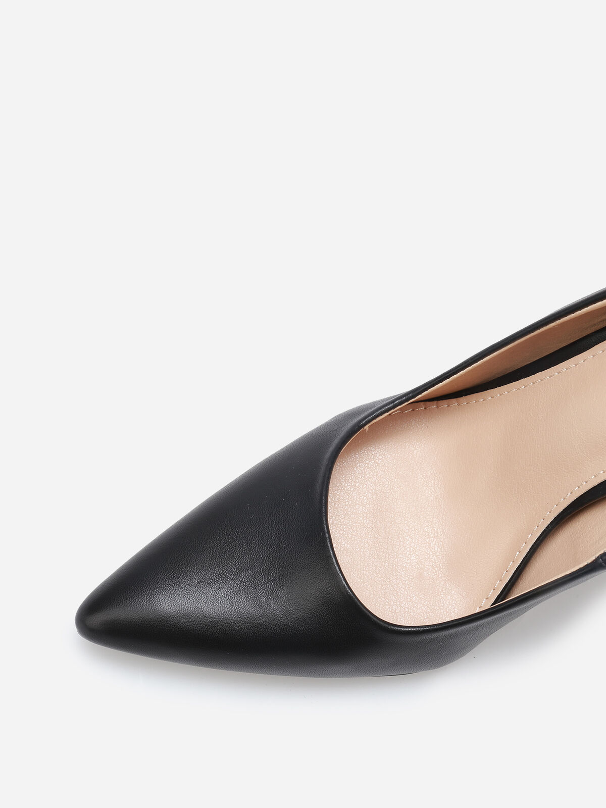 Stilettos pointus à talon aiguille- Noir