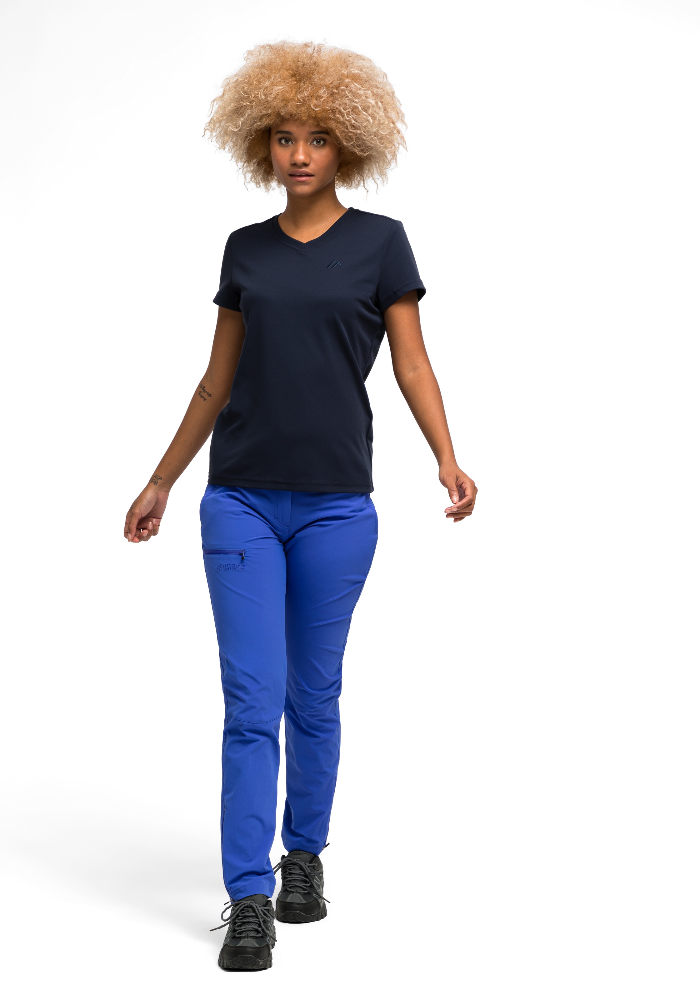 Maier Sports Funktionsshirt »Trudy« Damen T-Shirt, Kurzarmshirt für Wandern und Freizeit