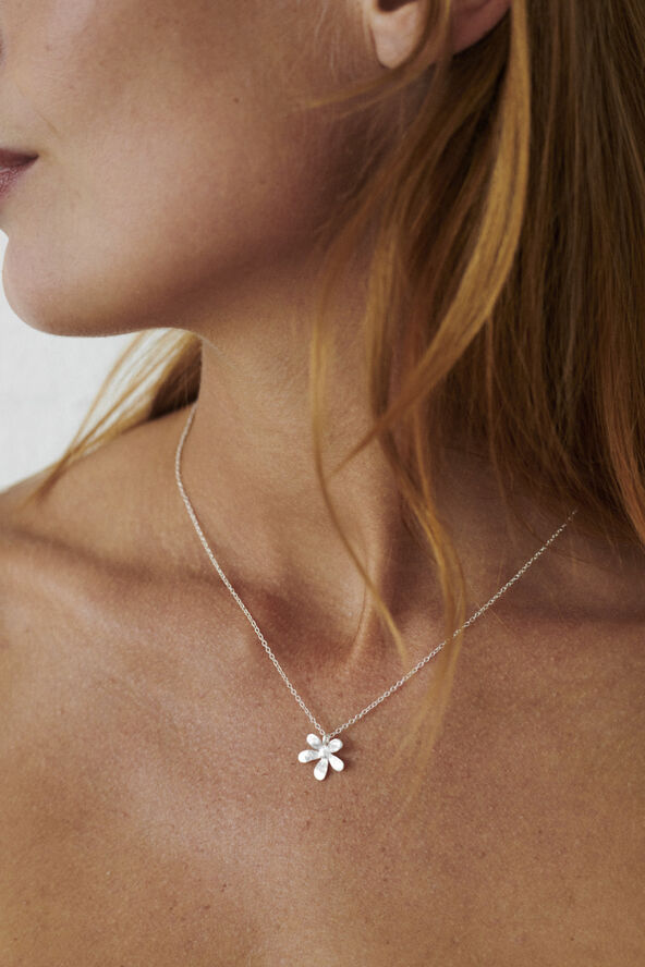 Pernille Corydon Jewellery Wild Poppy Necklace Adj, 42-46 cm