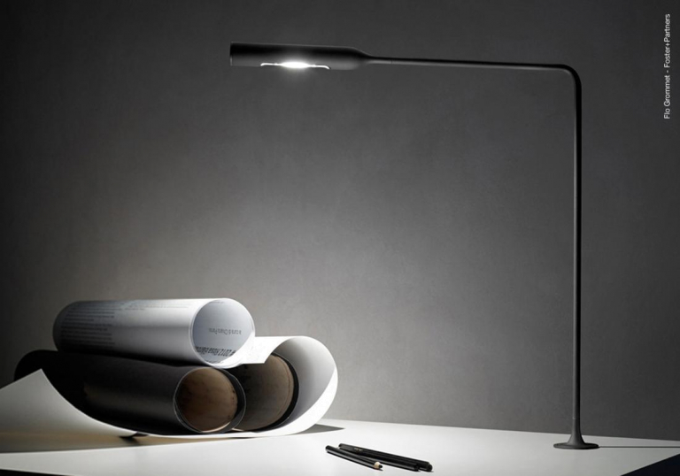 Lumina Flo grommet F20 bureaulamp LED 2700K rood