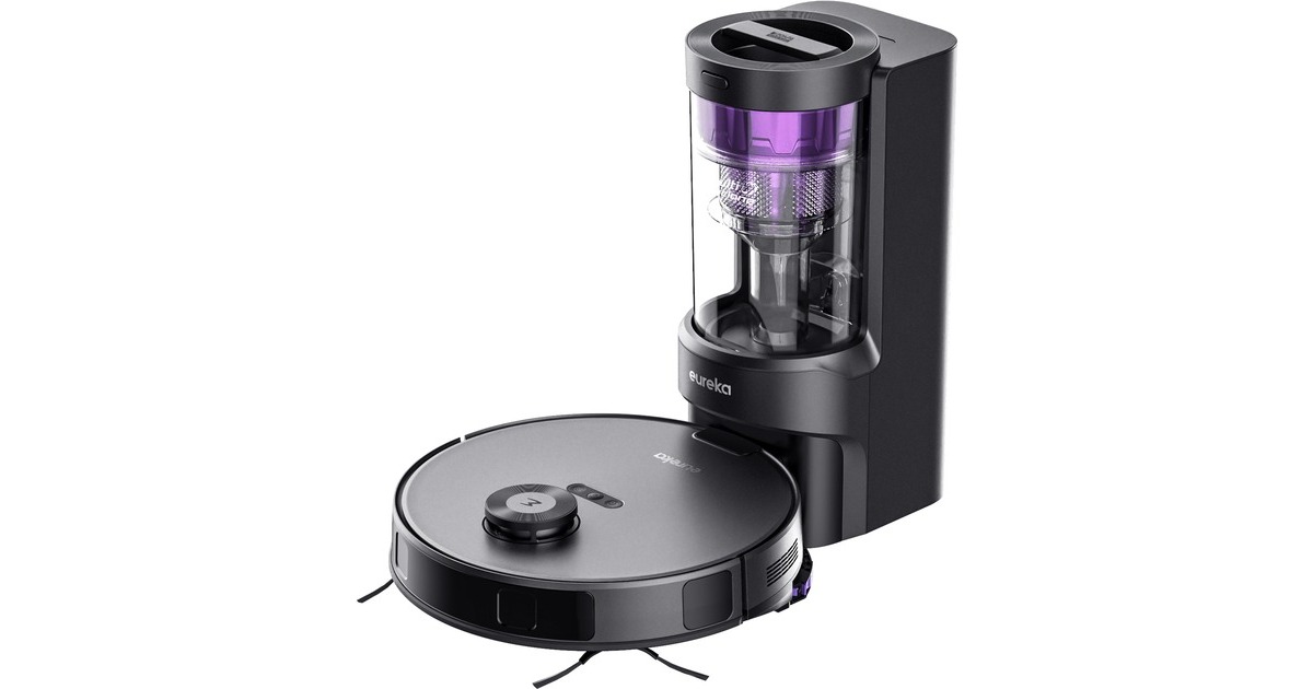 EurekaE10s Robotstofzuiger  (Zwart, met dweilfunctie )