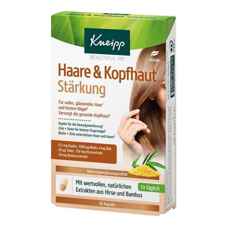 Kneipp Haare & Kopfhaut Stärkung Kapseln, 30 St