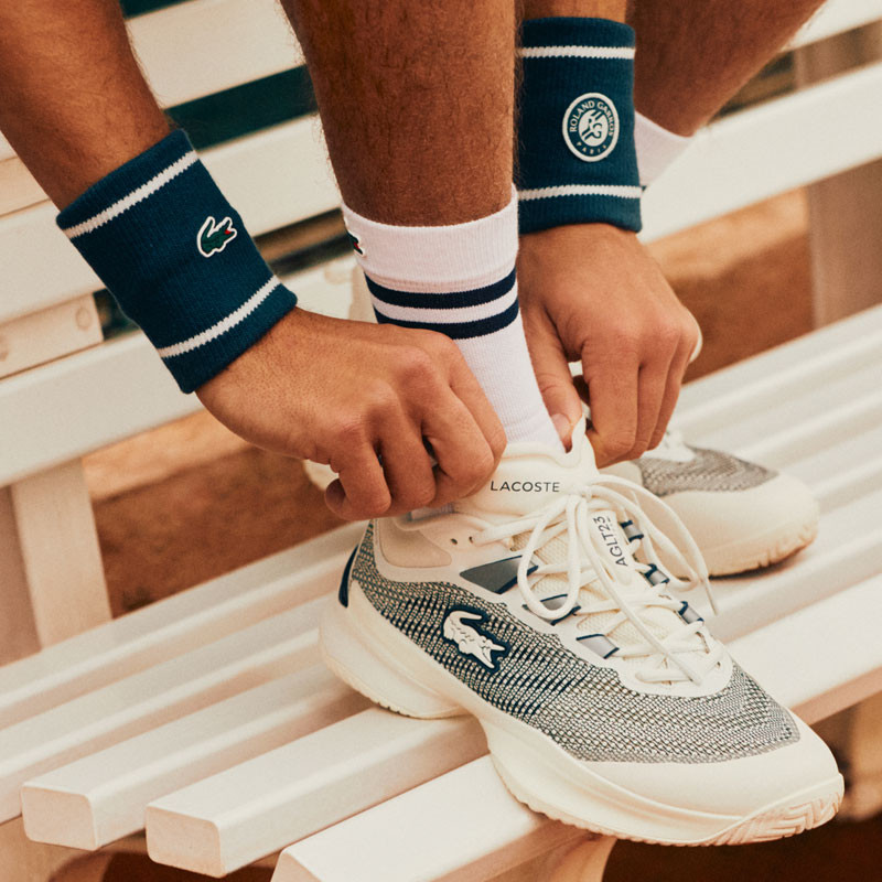 Lacoste AG-LT23 Ultra All Court 2025 beige et bleu marine