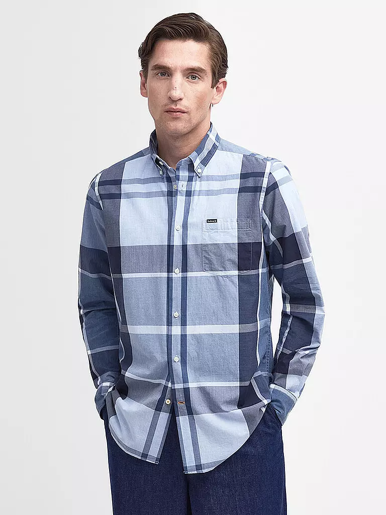 BARBOUR Hemd HARRIS blau