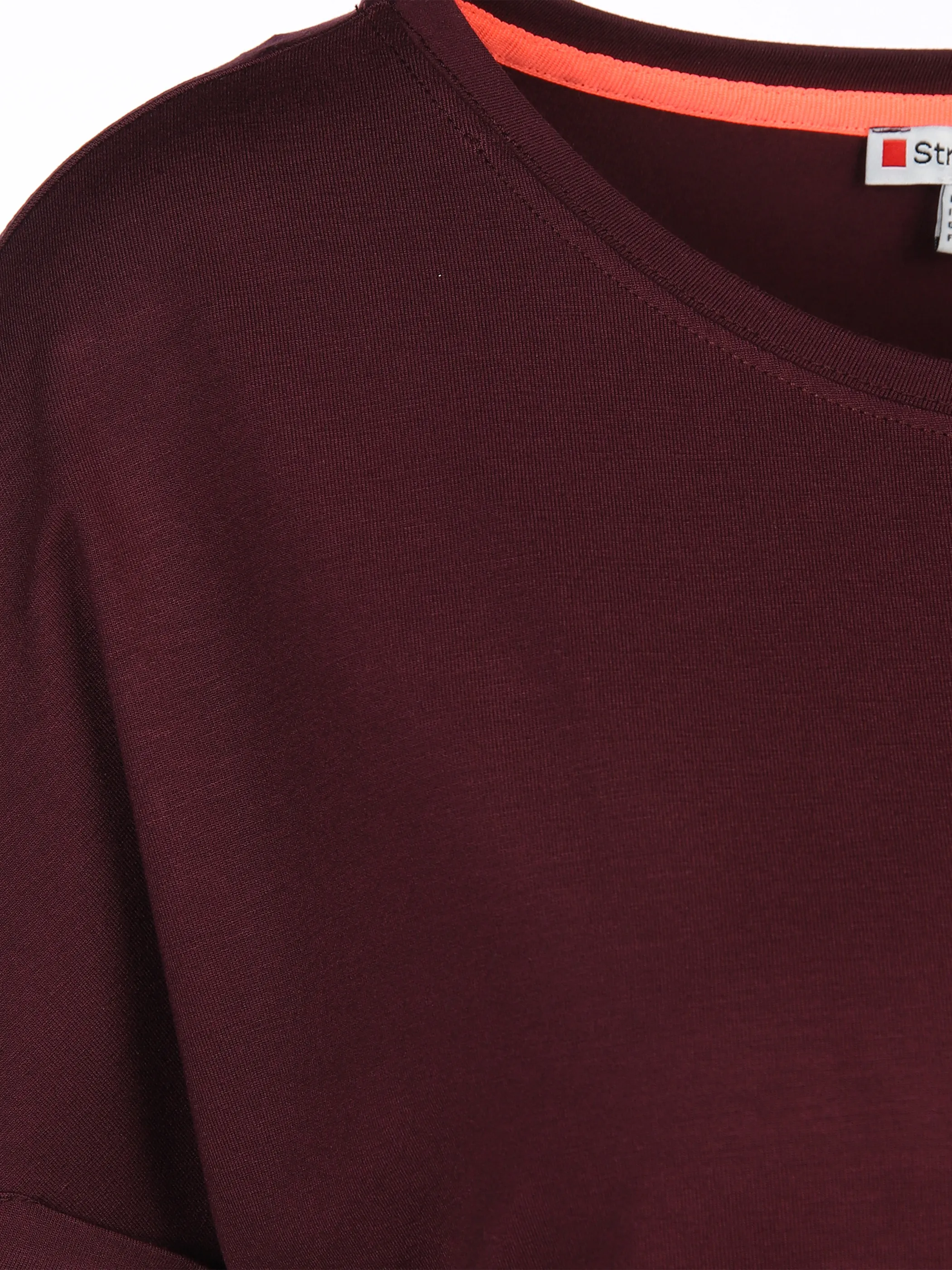 Damen T-Shirt Crista unifarben