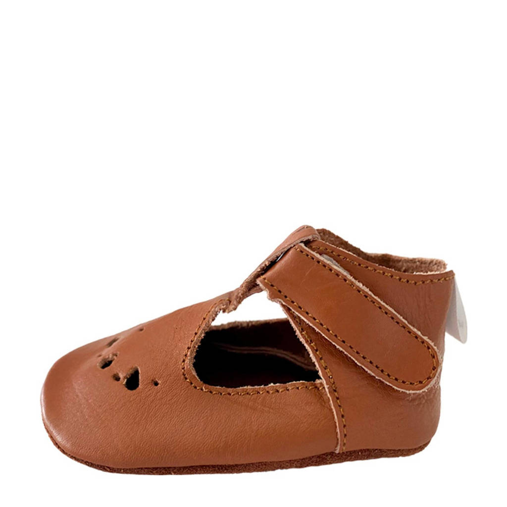 Babysteps leren babyslofjes cognac