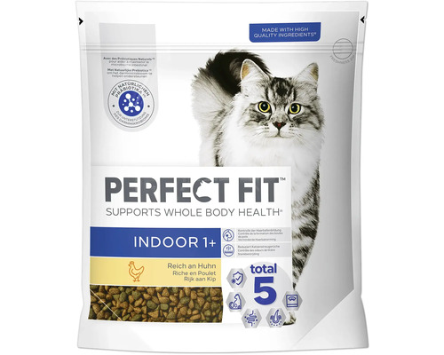 Perfect Fit Indoor 1+ droogvoer voor katten, rijk aan kip, 1,4 kg