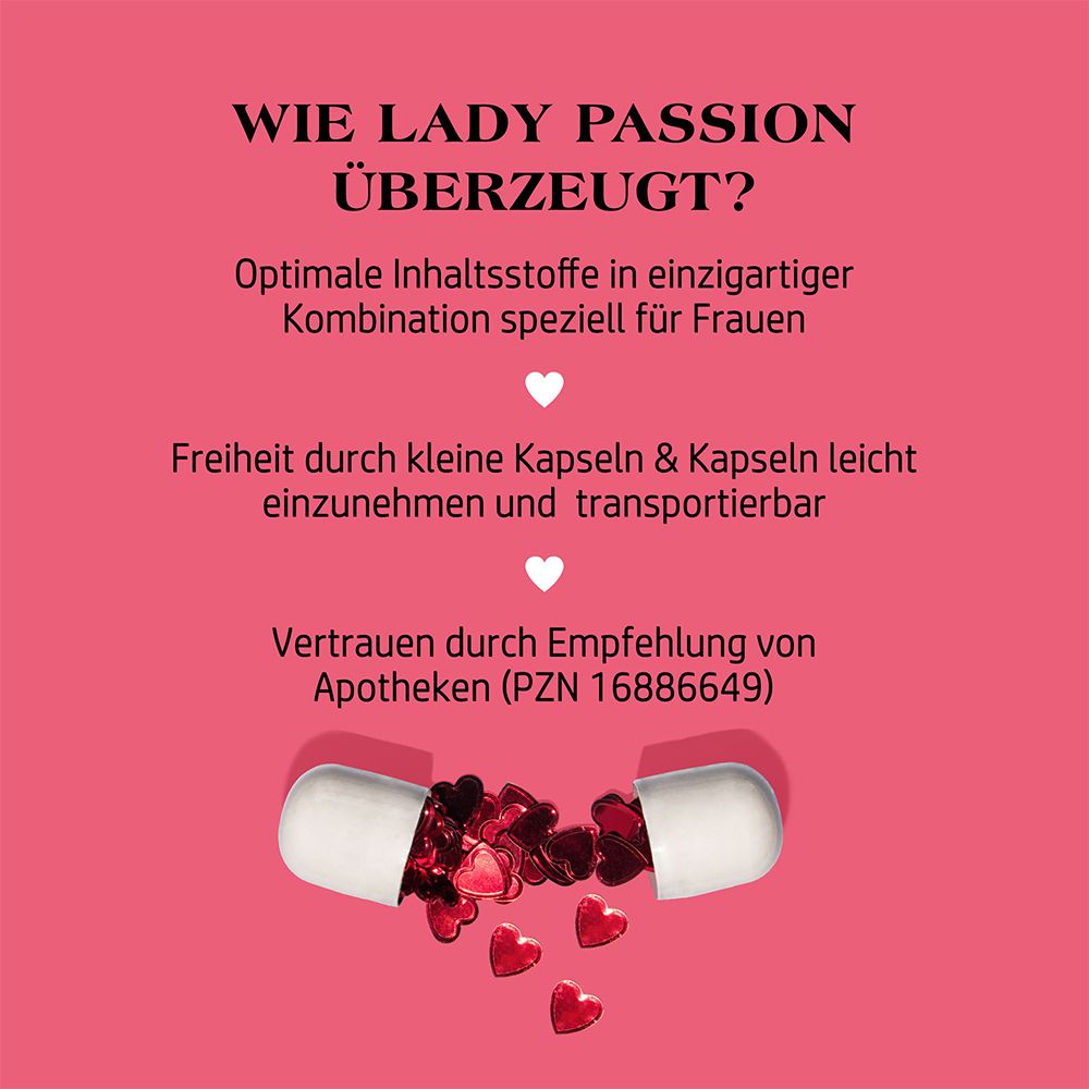 Lady Passion® mit Ashwagandha, Maca und Ginseng