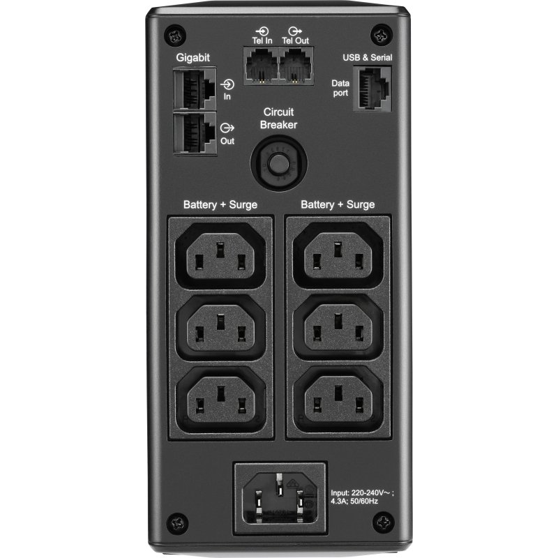 APC Back-UPS PRO BR900MI - Alimentation de secours, 6x sorties C13, USB, 900VA