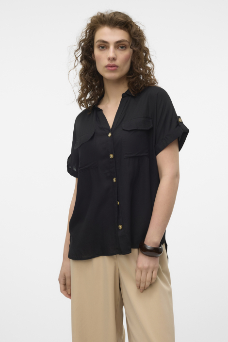 Vero Moda zwarte dames blouse