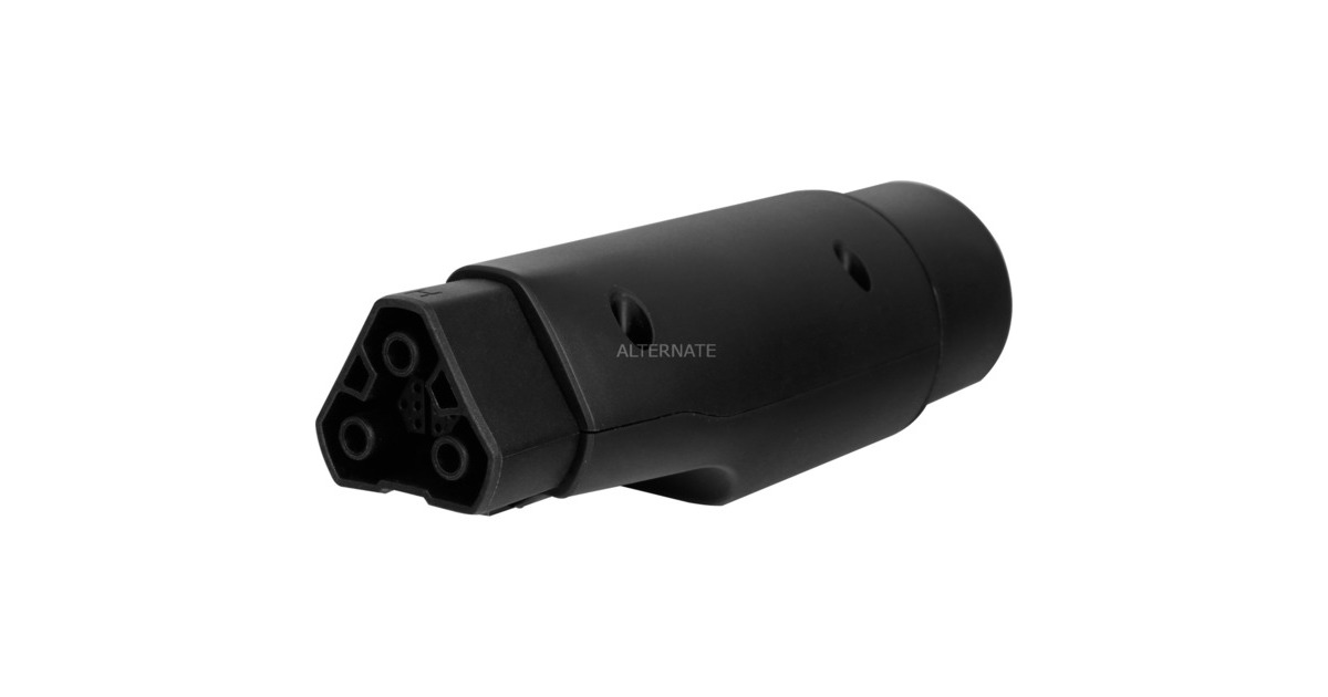 EcoFlowEV X-Stream adapter  (Zwart, voor oplaadstations voor elektrische voertuigen)