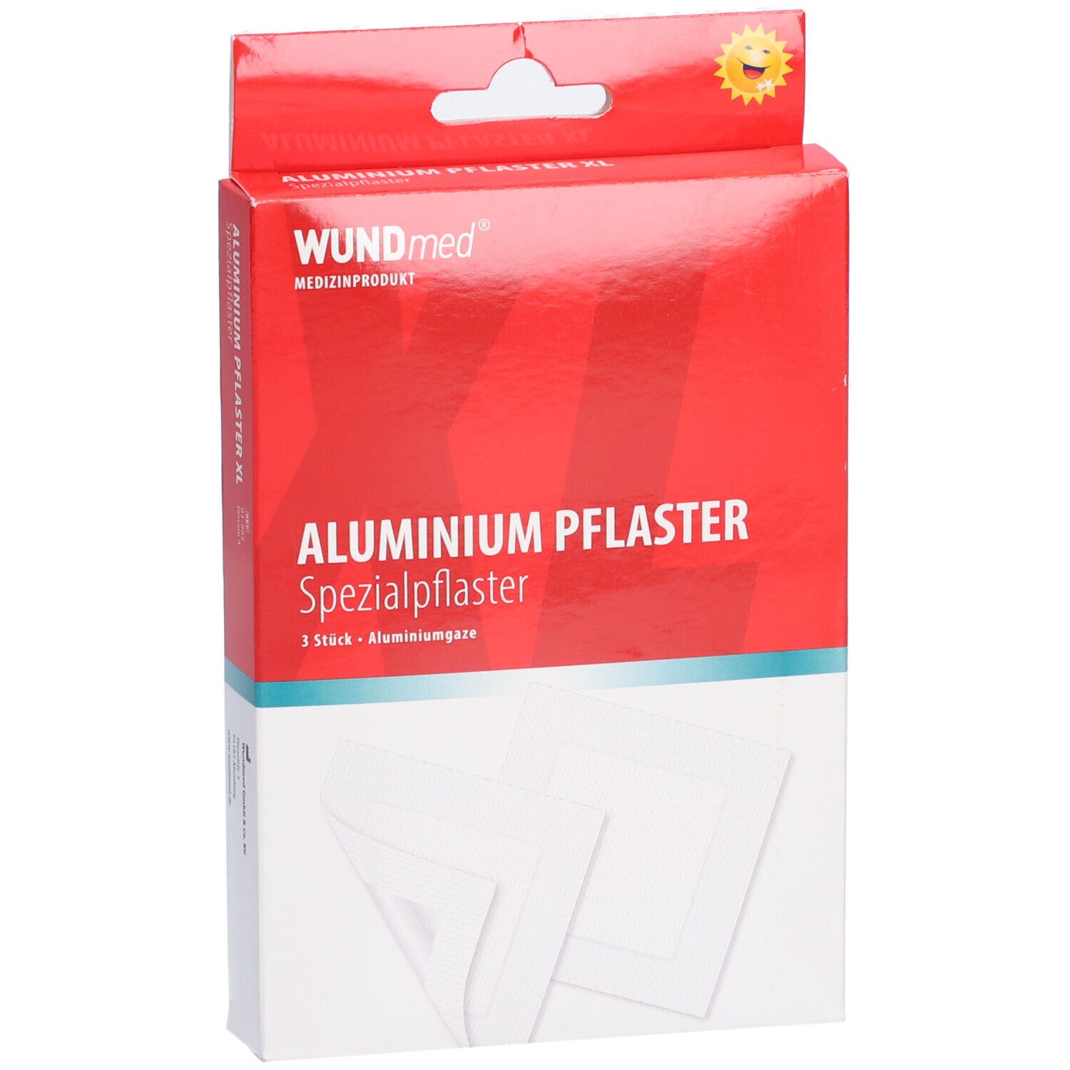 WUNDmed® Aluminium-Pflaster 75 x 75 mm