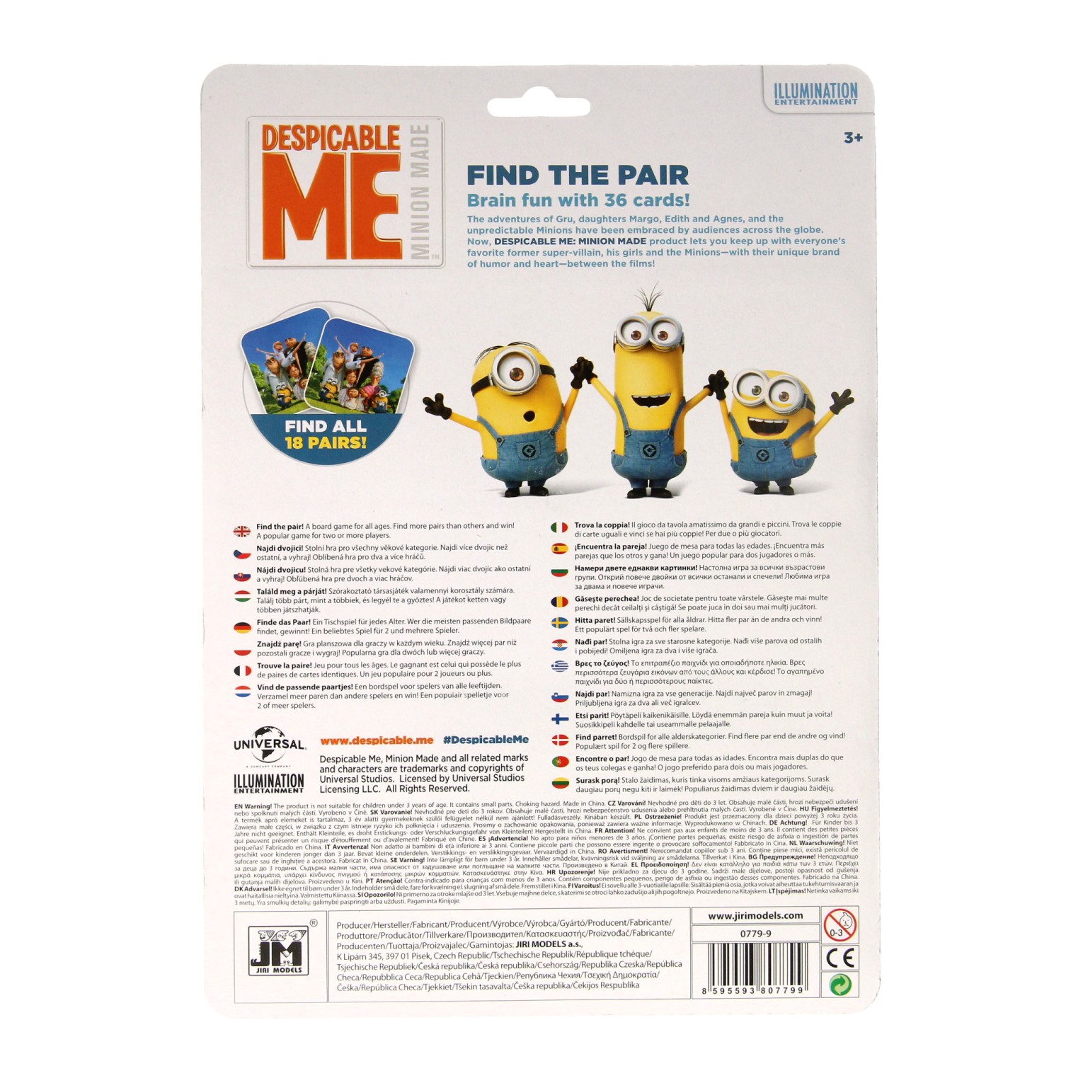 Memo Spel Minions