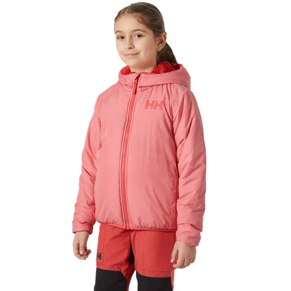 Veste softshell HELLY HANSEN JR CHAMP REVERSIBLE JACKET CORAL ALMOND