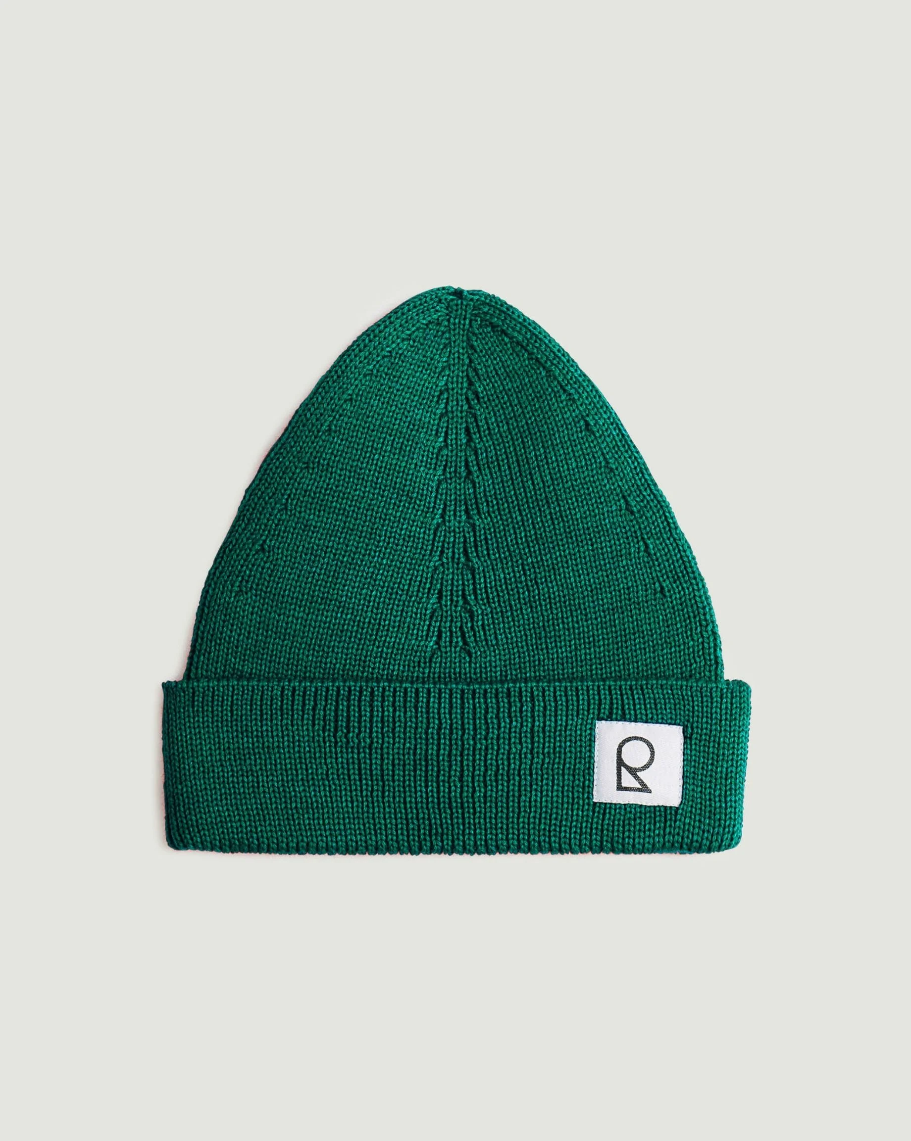 Bonnet en laine mérinos unisexe | Vert