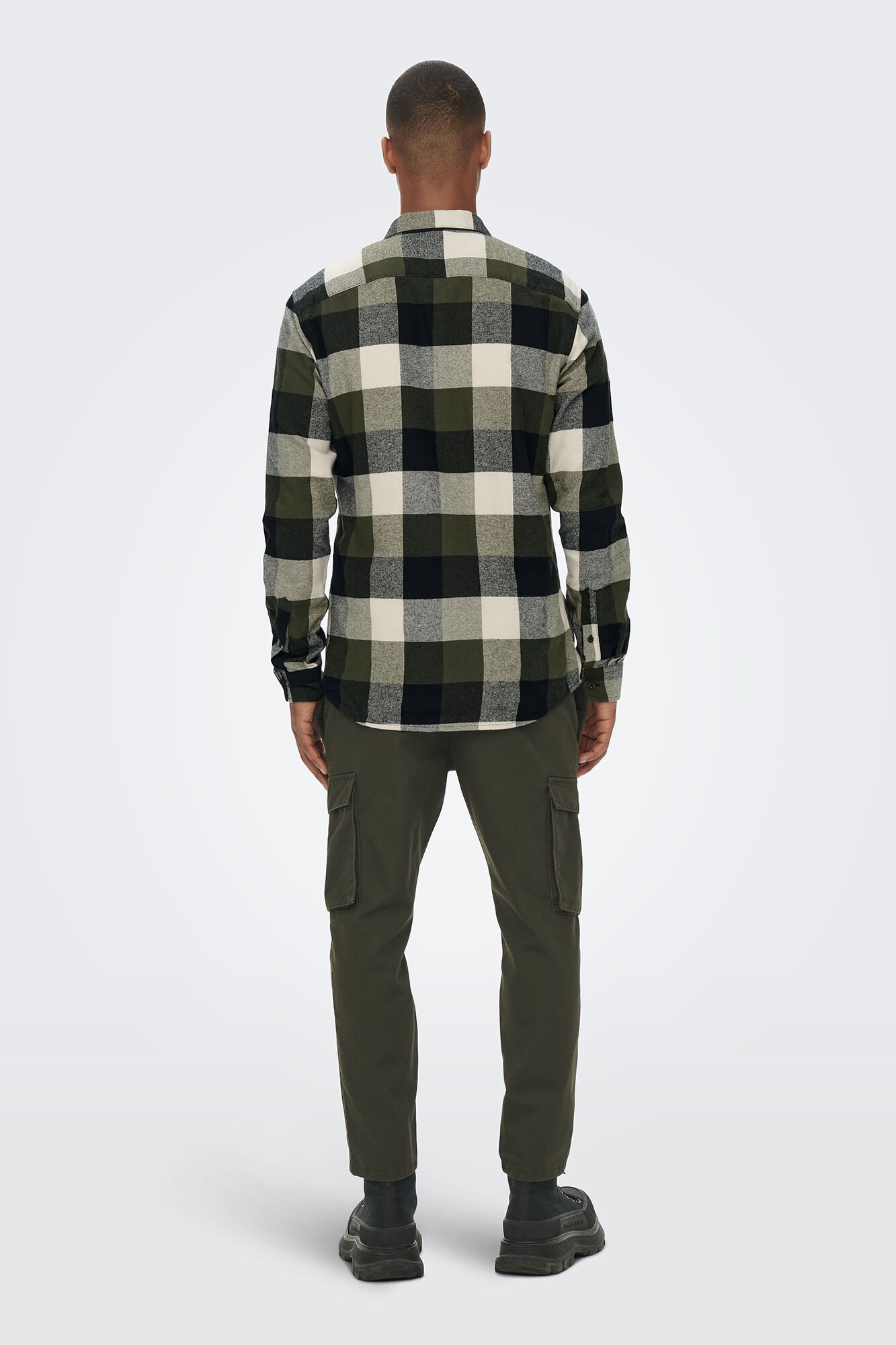 Camisa com estampa xadrez