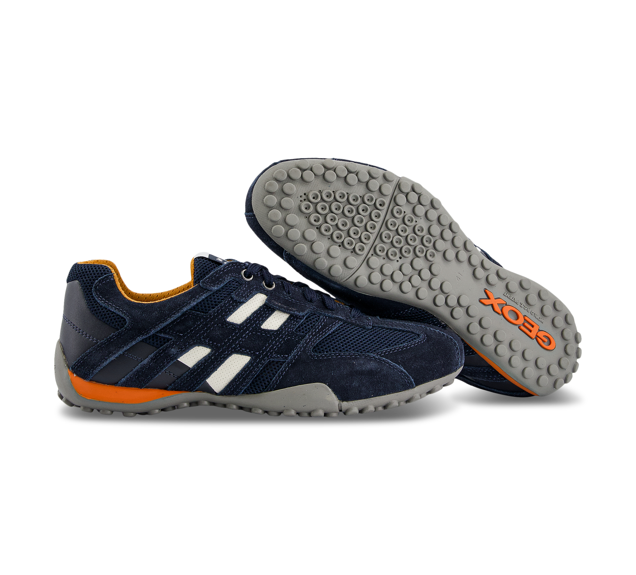 Geox Snake - Sneaker low blau