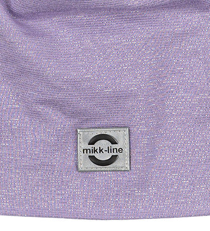Mikk-Line Mütze - 2-lagig - Lavendel Aura m. Glitzer
