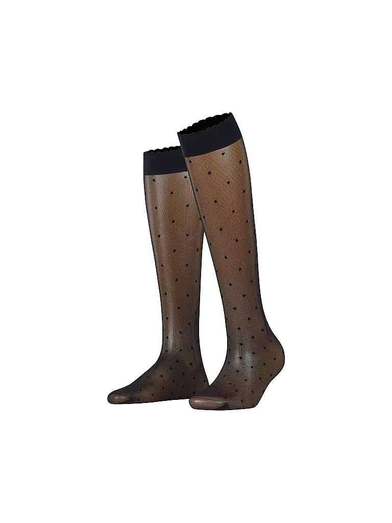 FALKE Kniestrümpfe DOT 15 Den black schwarz