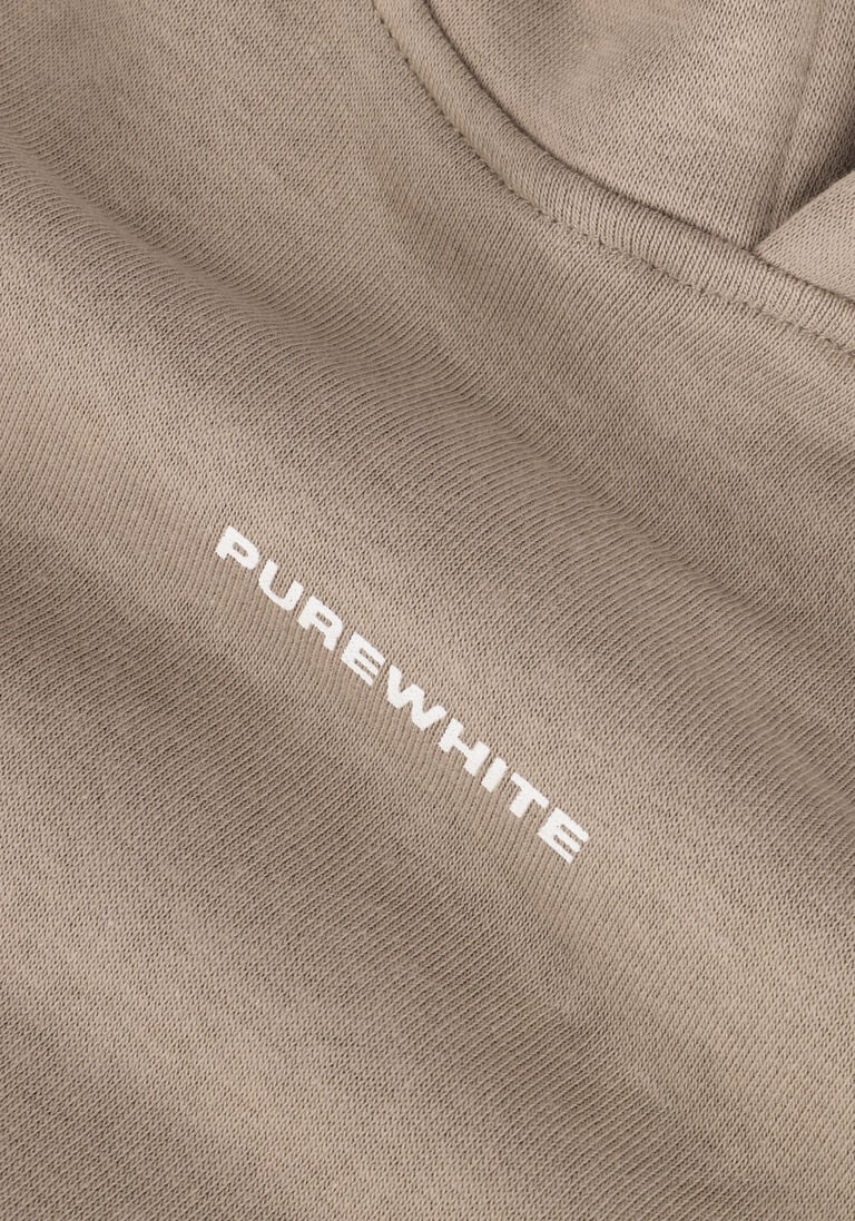 PUREWHITE taupe purewhite sweater pure logo hoodie