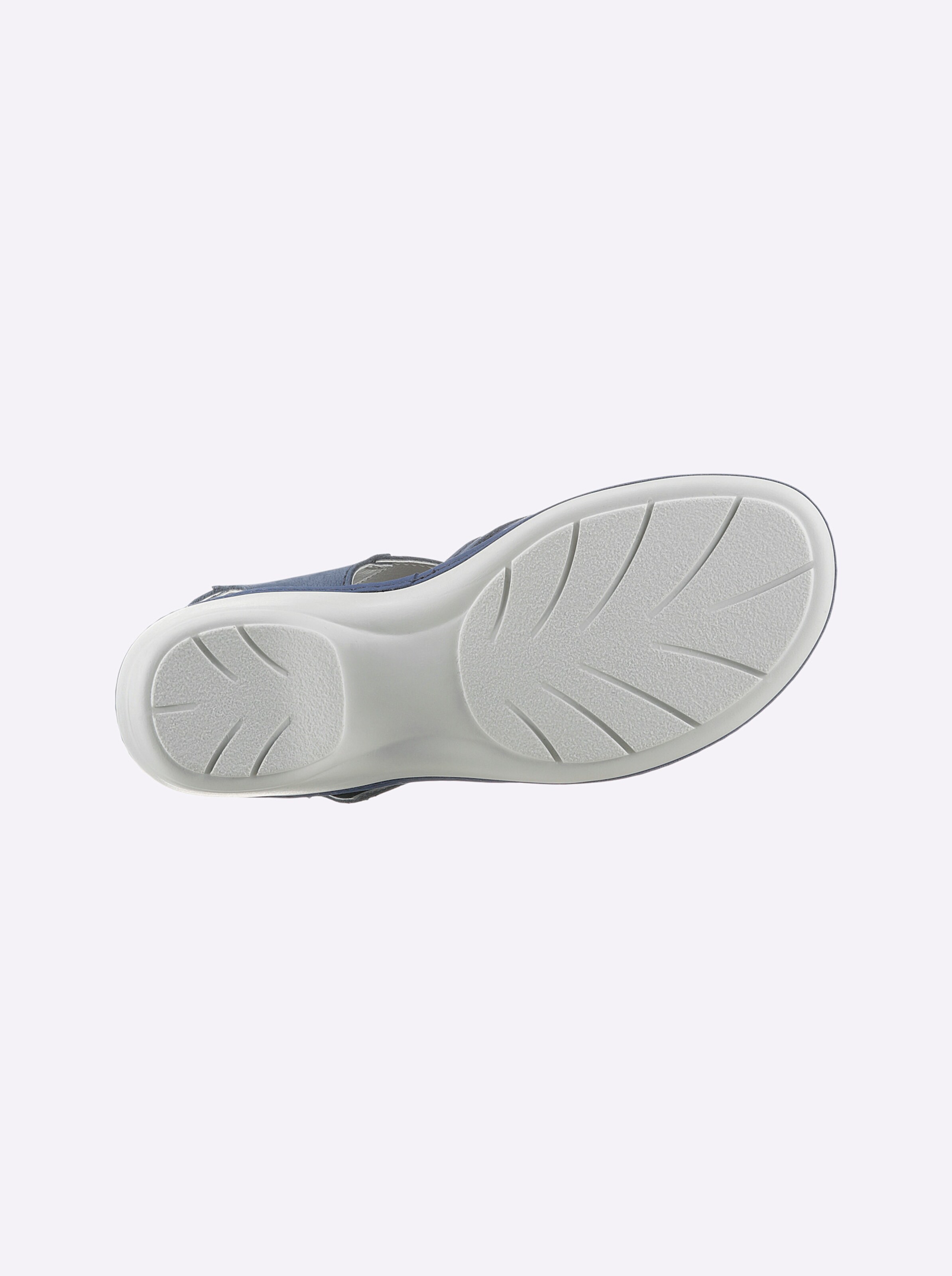 airsoft comfort+ Pantolette in jeansblau
