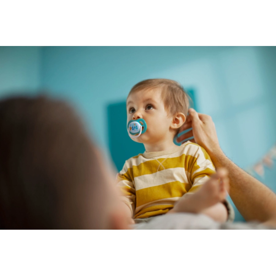 Philips Avent Schnuller ultra air SCF08003 Collection Happy 6-18m Boy MamaBoat im Doppelpack