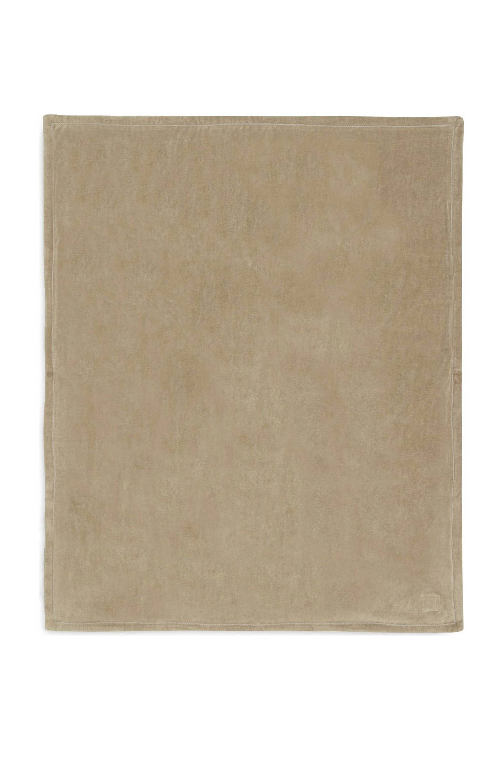 baby ledikantdeken 100x150cm Soft Waves - Olive Green/Velvet