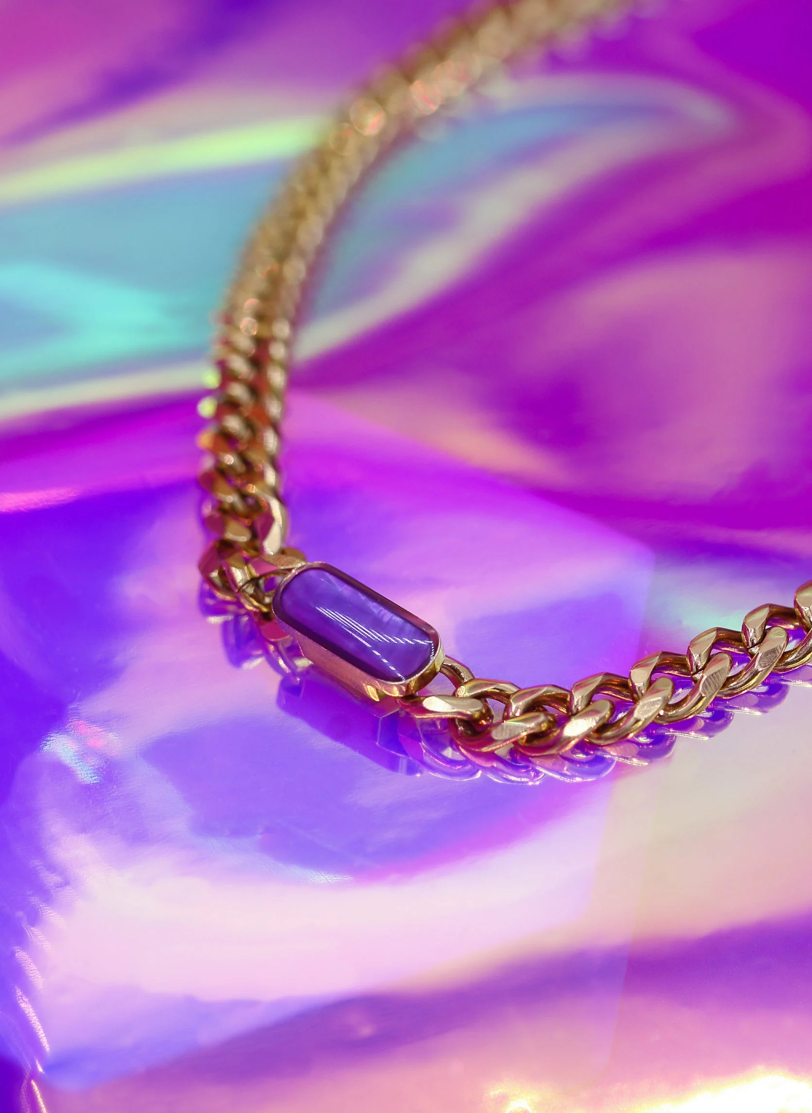 COLUMBA - Collier chaîne columba | Gris