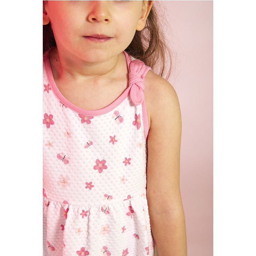 Robe débardeur imprimé fleuri pour bébé fille - Multicolore