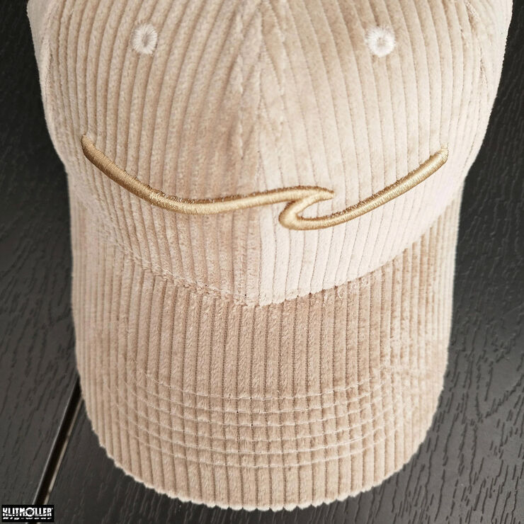 Klitmøller Rig Wear Dad Corduroy Wave Kasket Beige