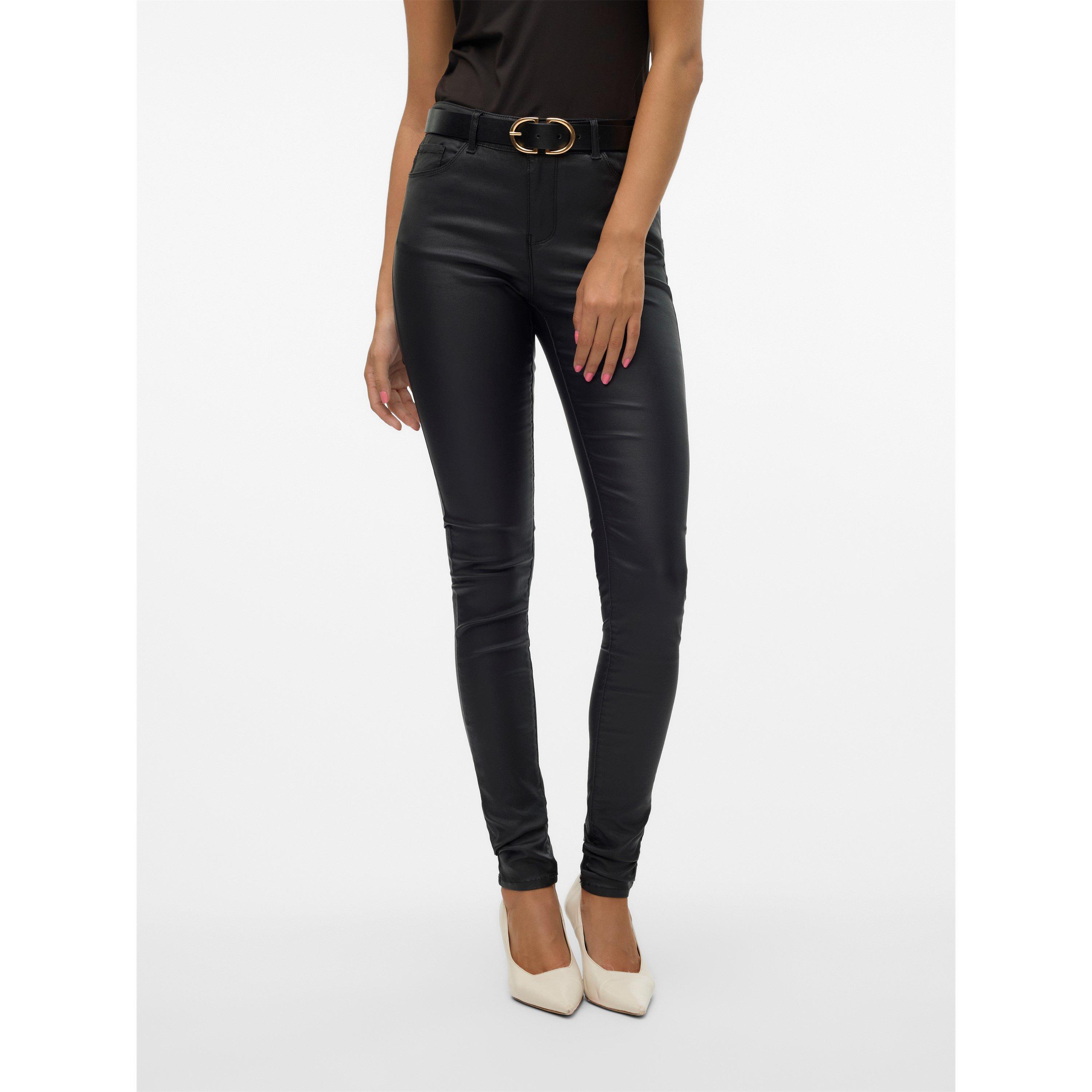 Vero Moda Mid Waist Coated Jeans