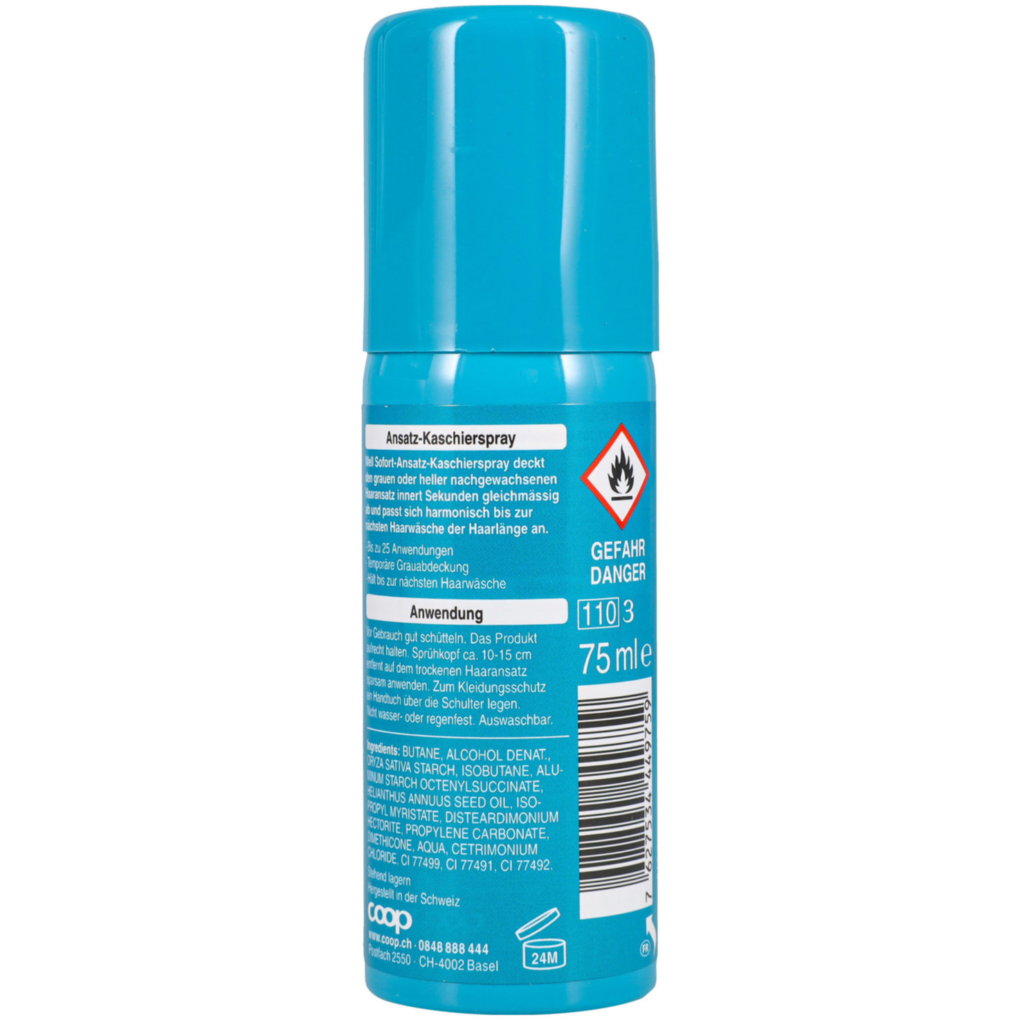 well Ansatz-Kaschierspray Dunkelbraun