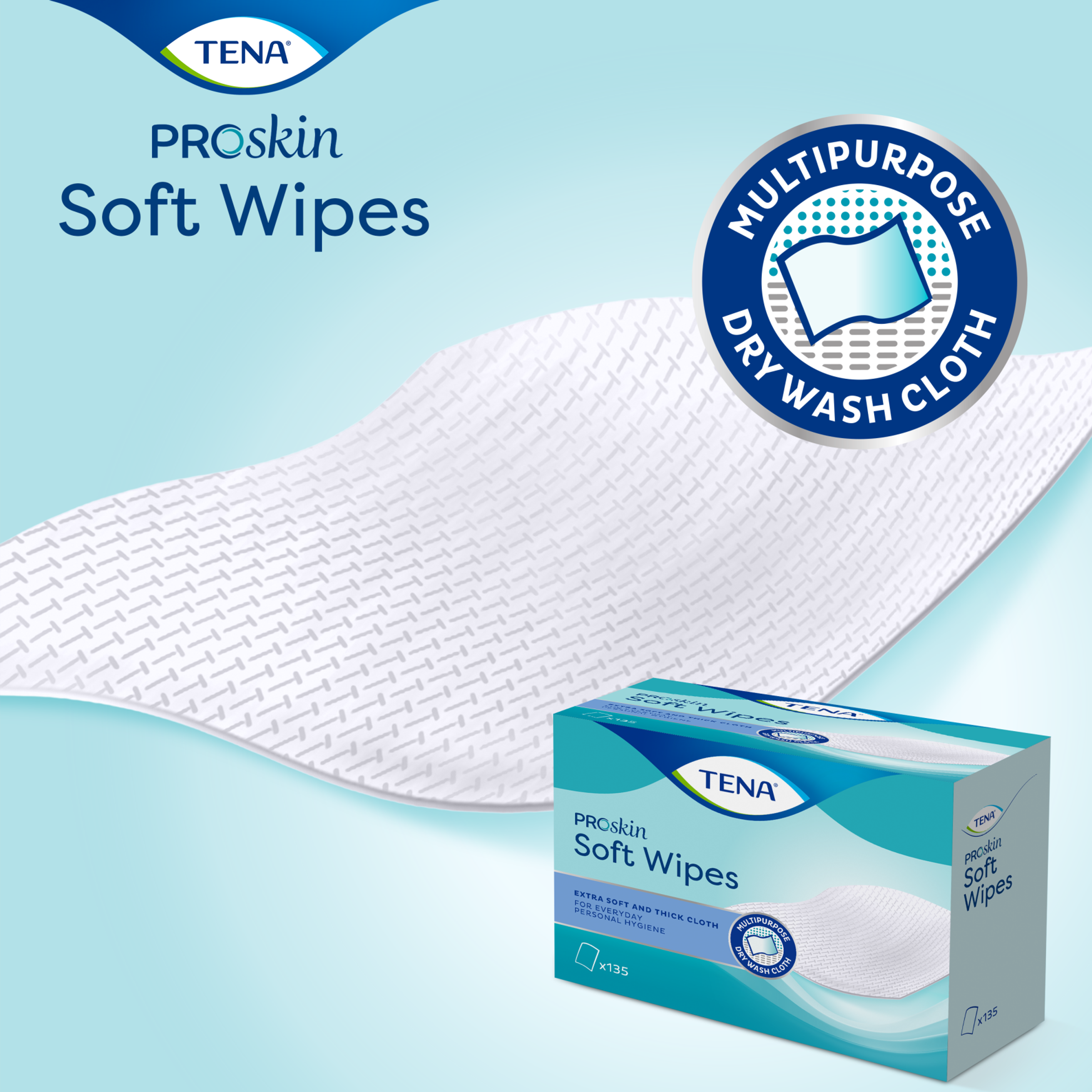Tena Softwipe (135 stuks)