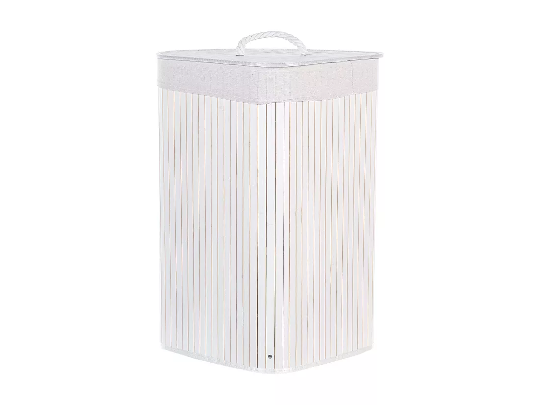 Panier en bambou blanc 60 cm MATARA