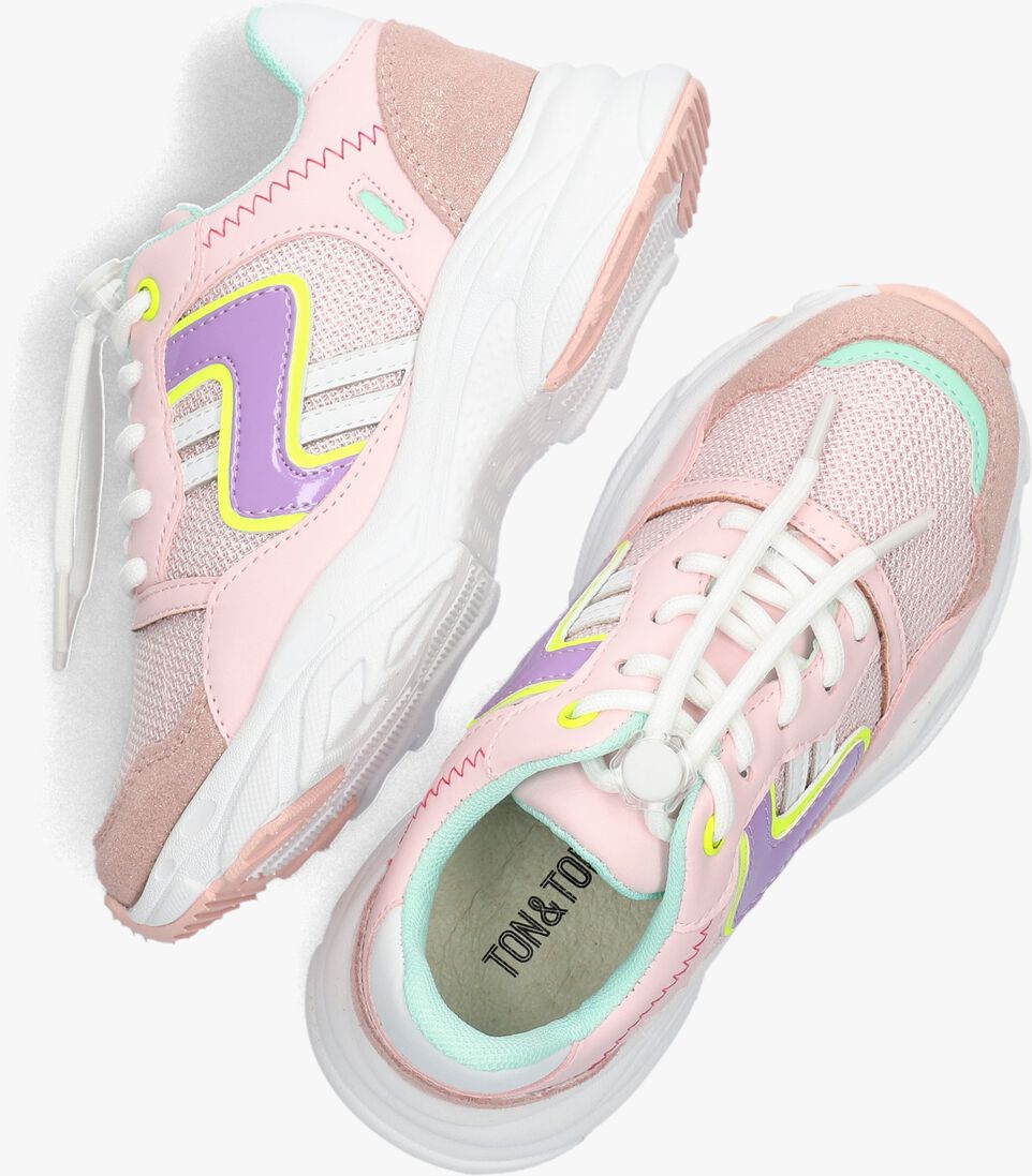 TON & TON roze ton & ton lage sneakers sanna
