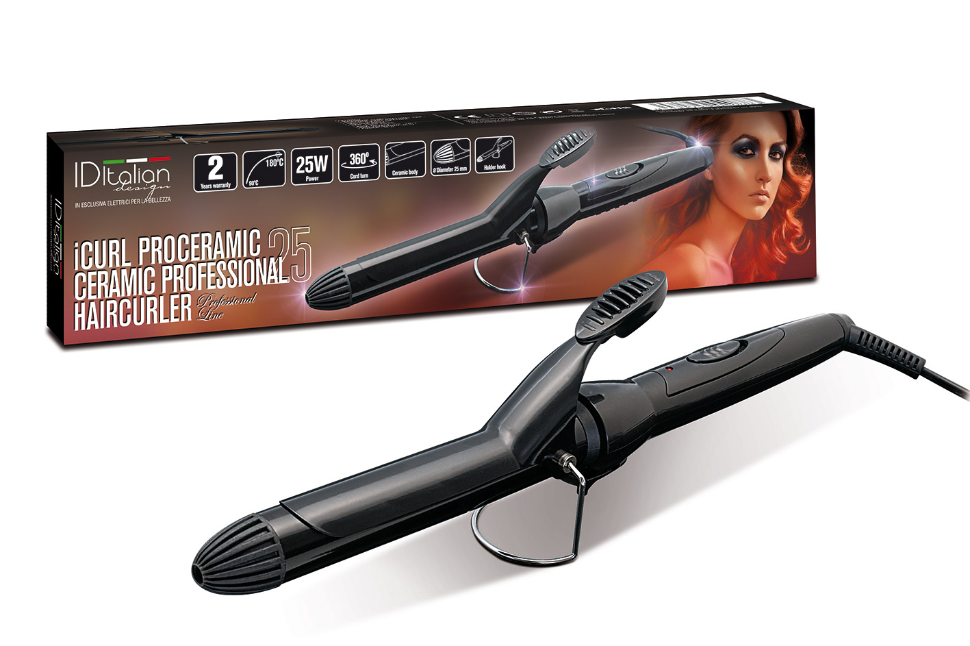 Italian Design iCurl Proceramic 25 mm curling iron