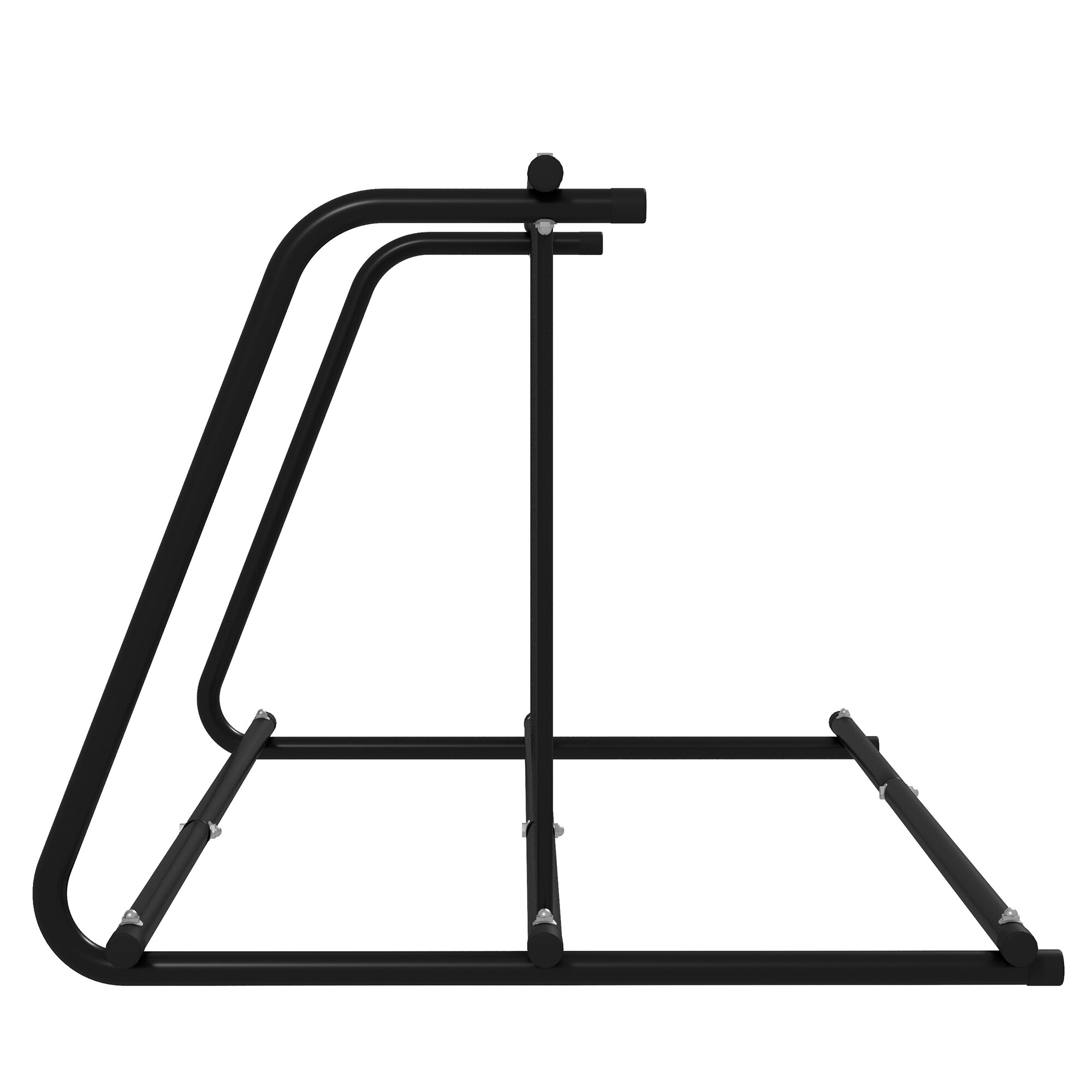 DURHAND Fahrradständer mit Platz für 6 Fahrräder schwarz 155L x 100B x 75H cm