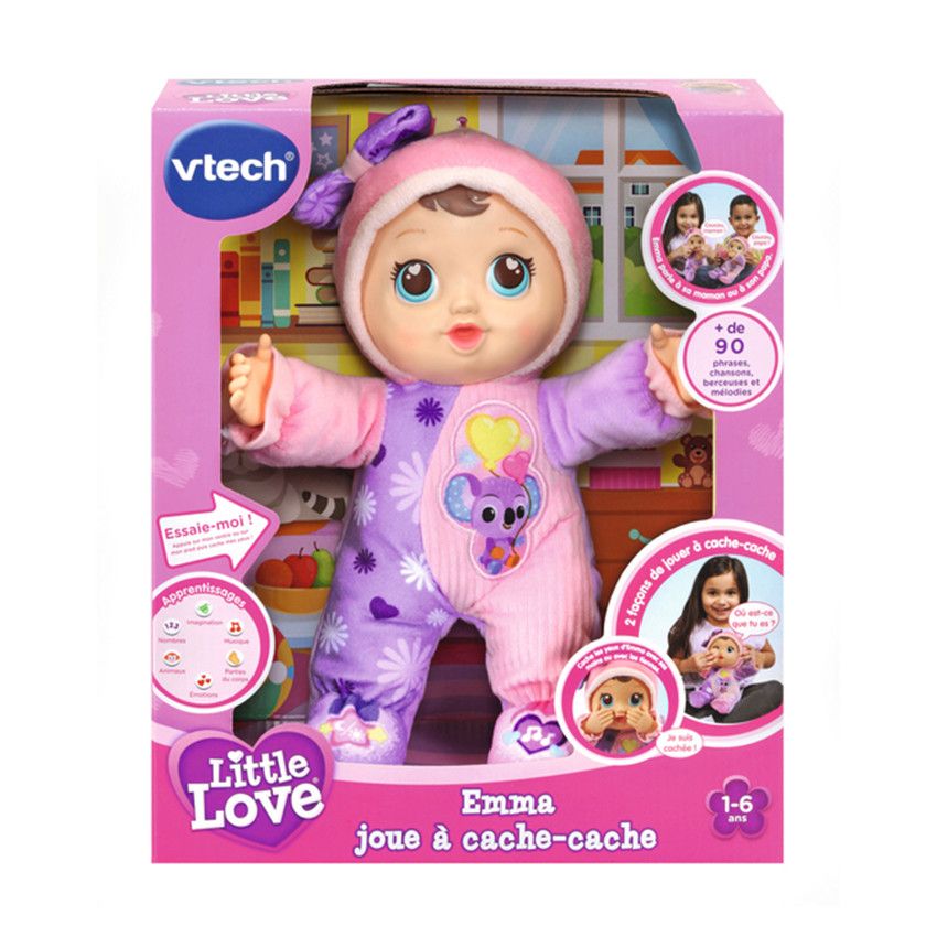 Poupée Little Love - Emma jou à cache-cache - Ecru