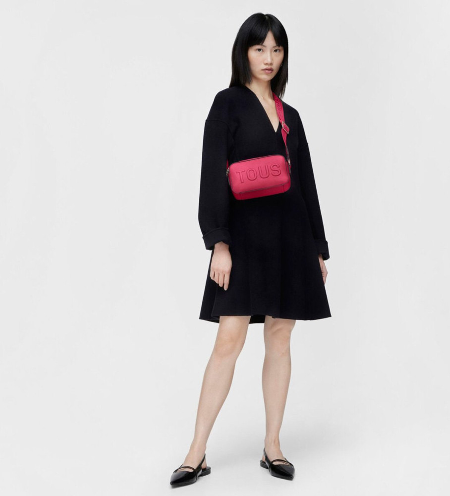 Bolsa de ombro Tous Reporter La Rue rosa